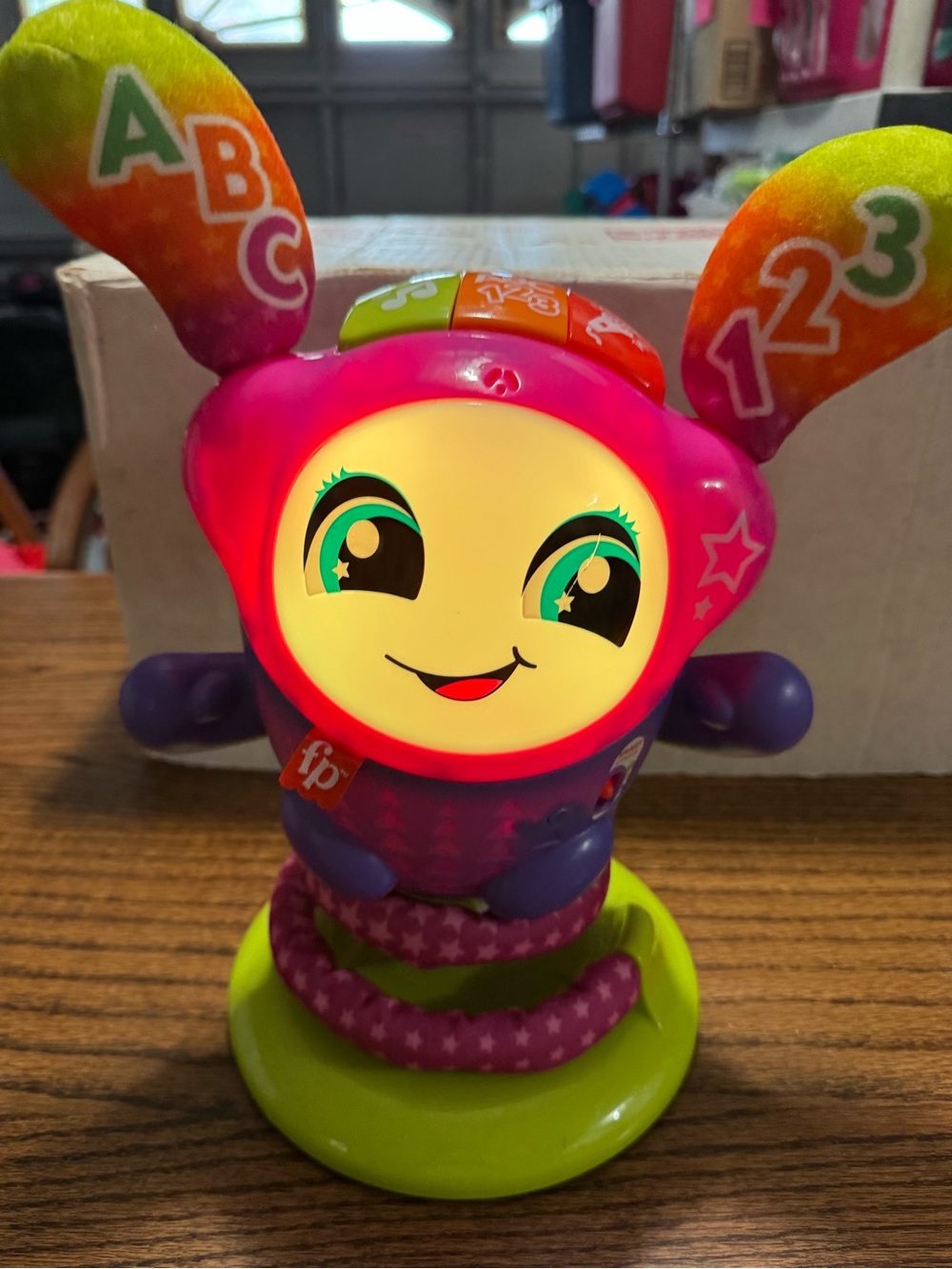 Fisher-Price Pink, Purple & Green Light-Up Learning Bunny